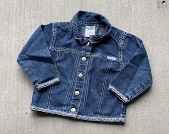 90s Vintage Oshkosh B'gosh Denim Jacket | Size 2T