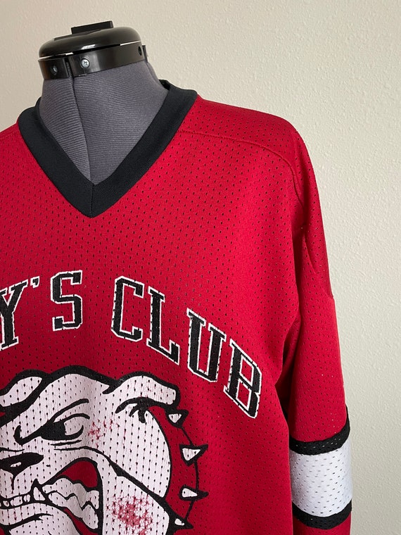 Vintage Boys Club Bulldogs Red Jersey | Number 23… - image 3