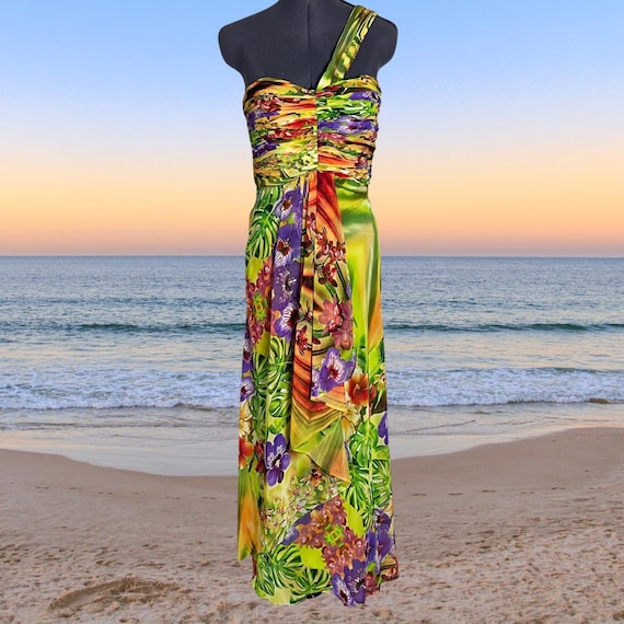 Cache Vintage Y2k 2000's Floral Long Dress Gown Prom Homecoming Wedding  Guest Dress | Size 6 - Etsy Israel