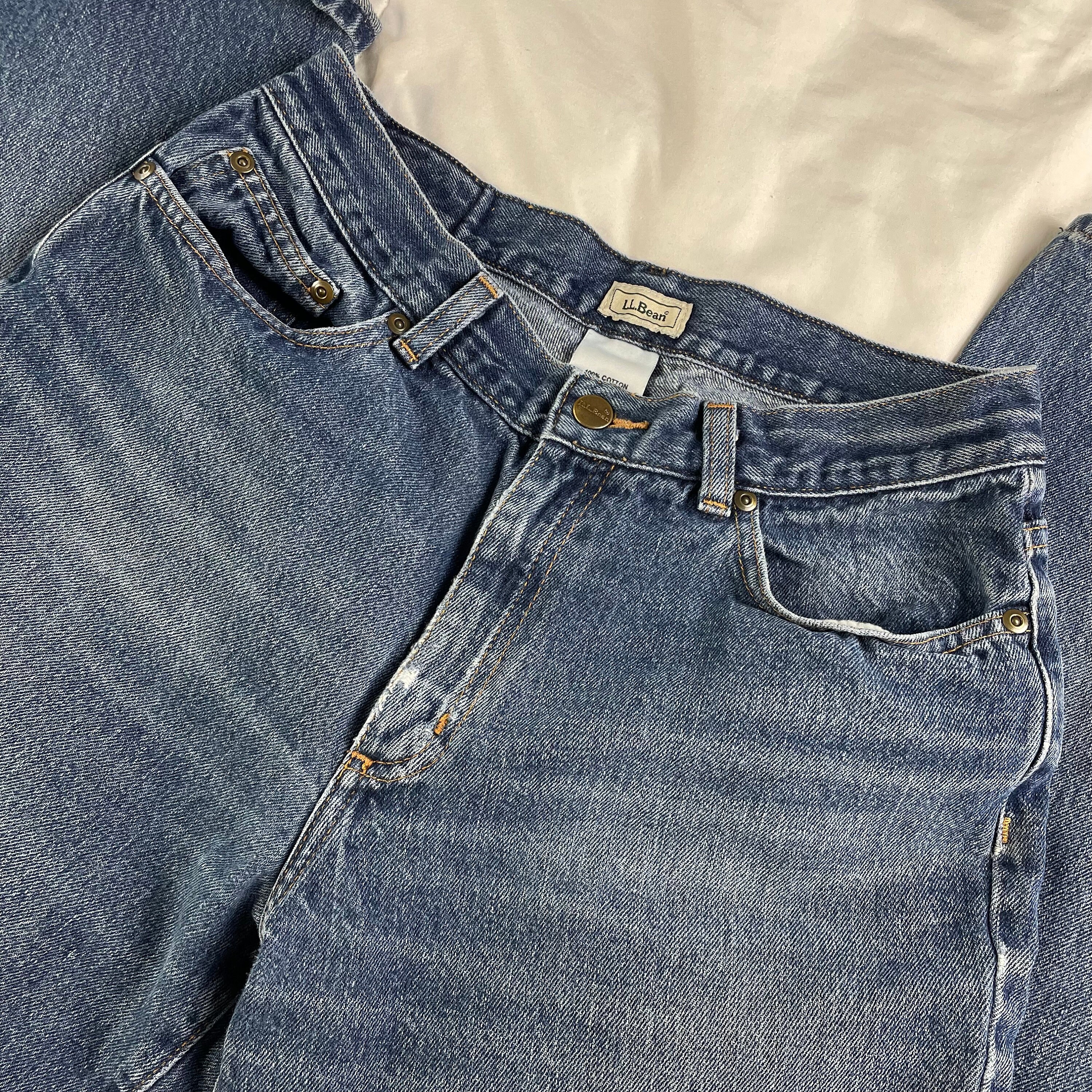 Vintage 90s L.L. Bean Medium Wash Relaxed Fit High Rise