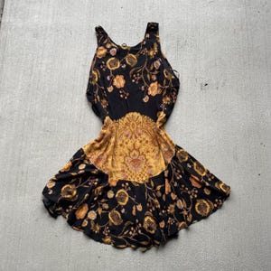 Free People Intimately Fp Black and Yellow Boho Fairy Slip Dress Size L  Large - Etsy Canada