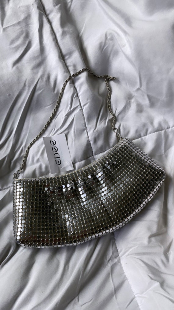 Vintage Silver Chainmaille Mini Bag | Tiny Purse … - image 1