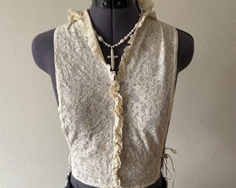 Antique Lace Collar / Dickie 1930s -1940s era