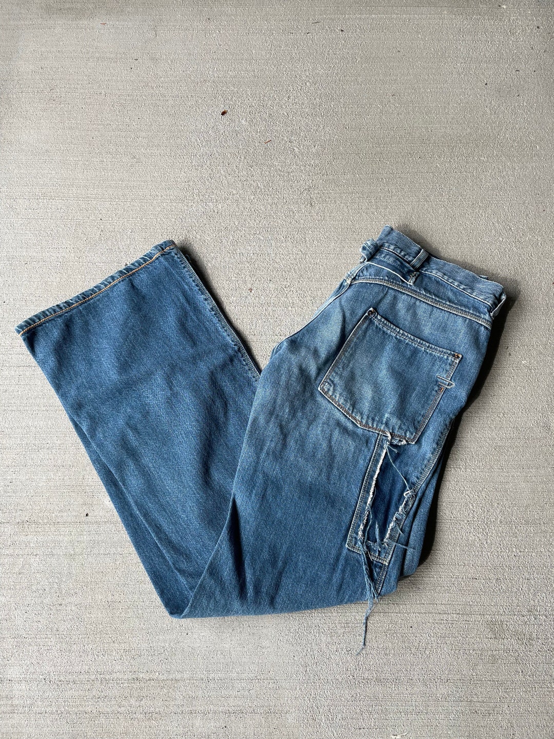 パンツ 00s diesel overdyed flare denim Y2K イタリア製 DIESEL ディーゼル デニム パンツ フレア ローライズ