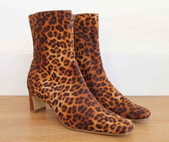 NWOT Lucky Brand Leopard Print Boot