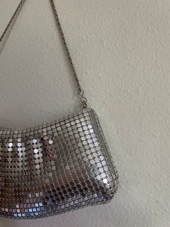 Vintage Silver Chainmaille Mini Bag | Tiny Purse … - image 5