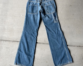 Diesel Y2K Ultra Low Rise Loose Flare Jeans | 2004 Era Vintage
