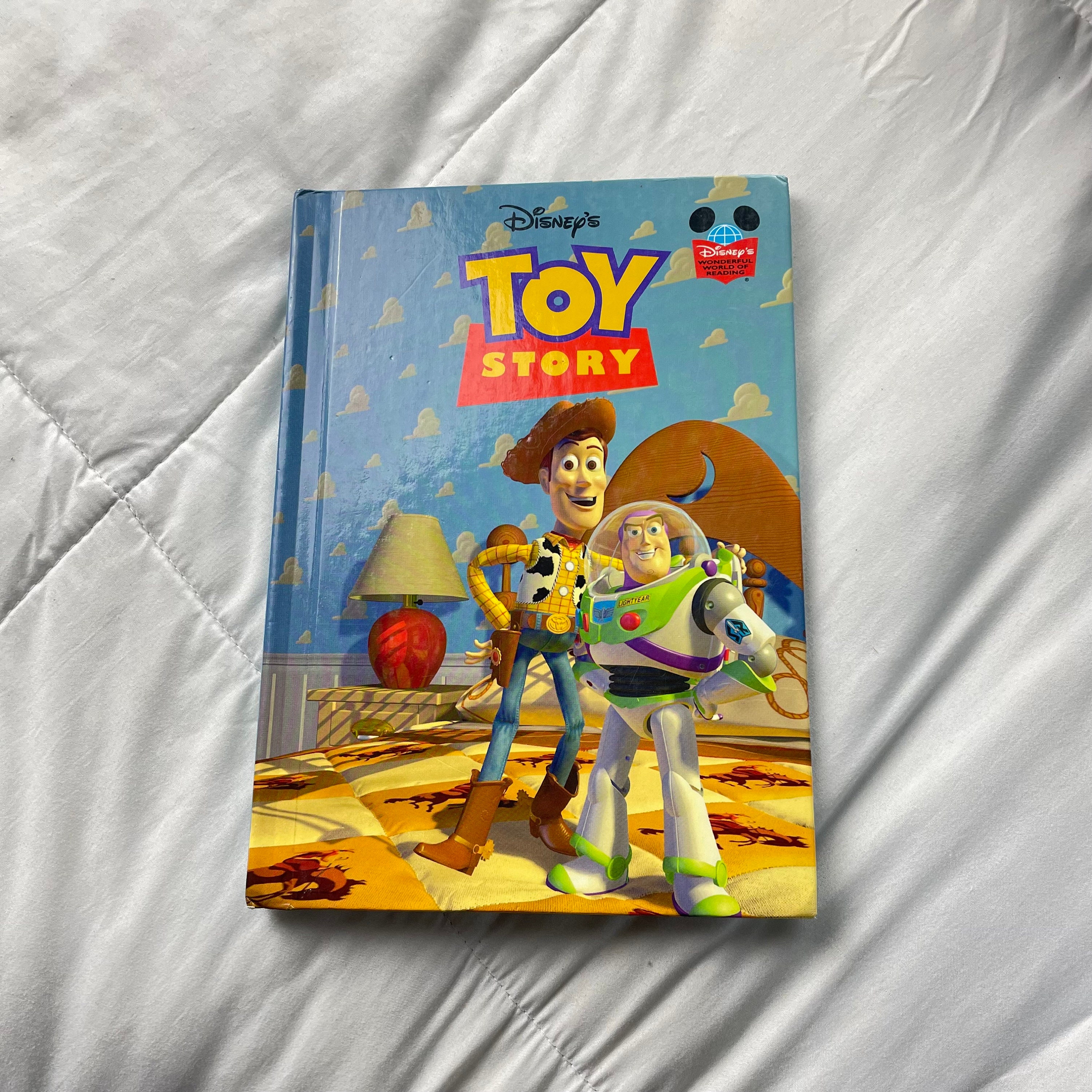 90 年代のヴィンテージ ディズニー トイ ストーリー 子供向けの本