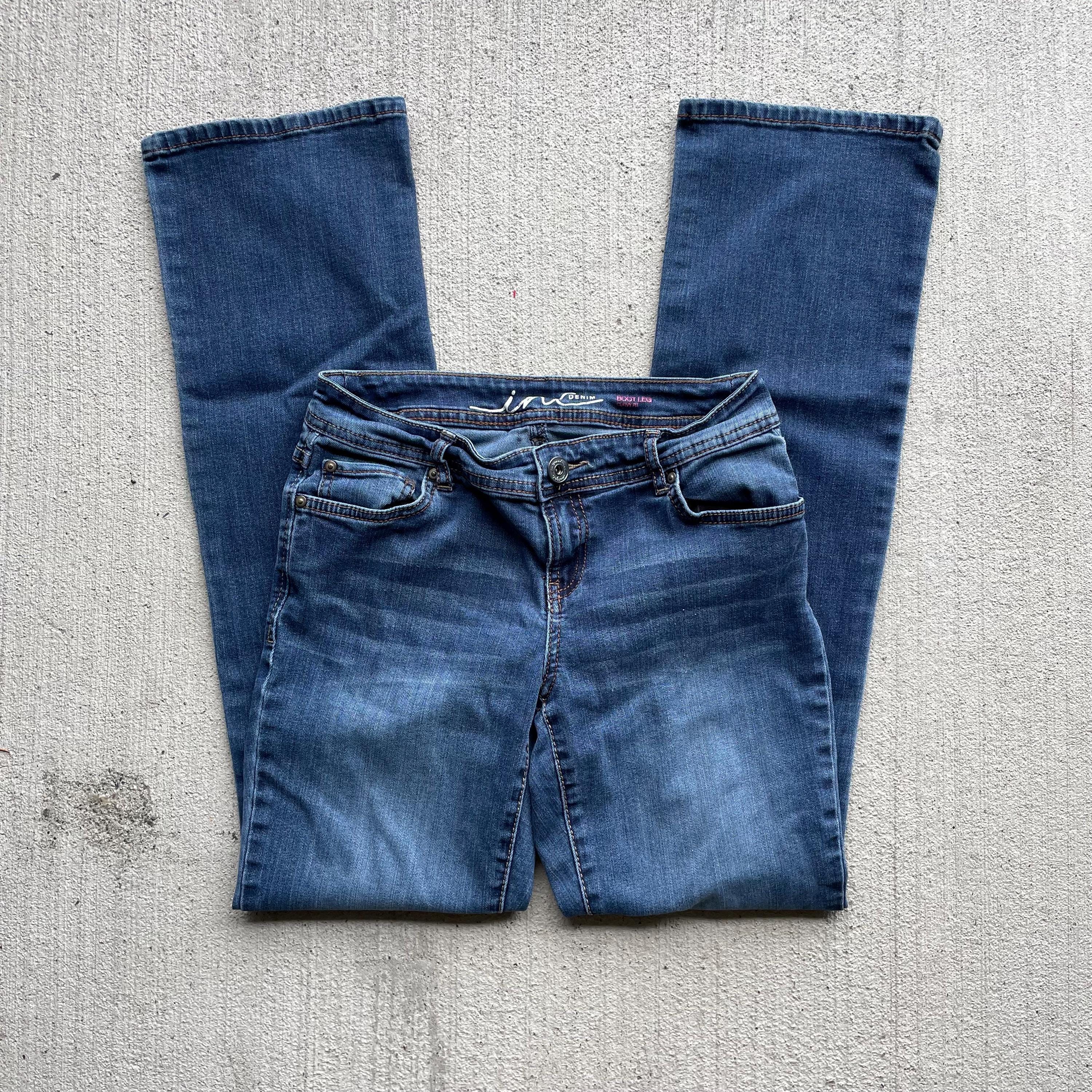 Y2k Low Rise Flare Jeans Waist 24 - Etsy