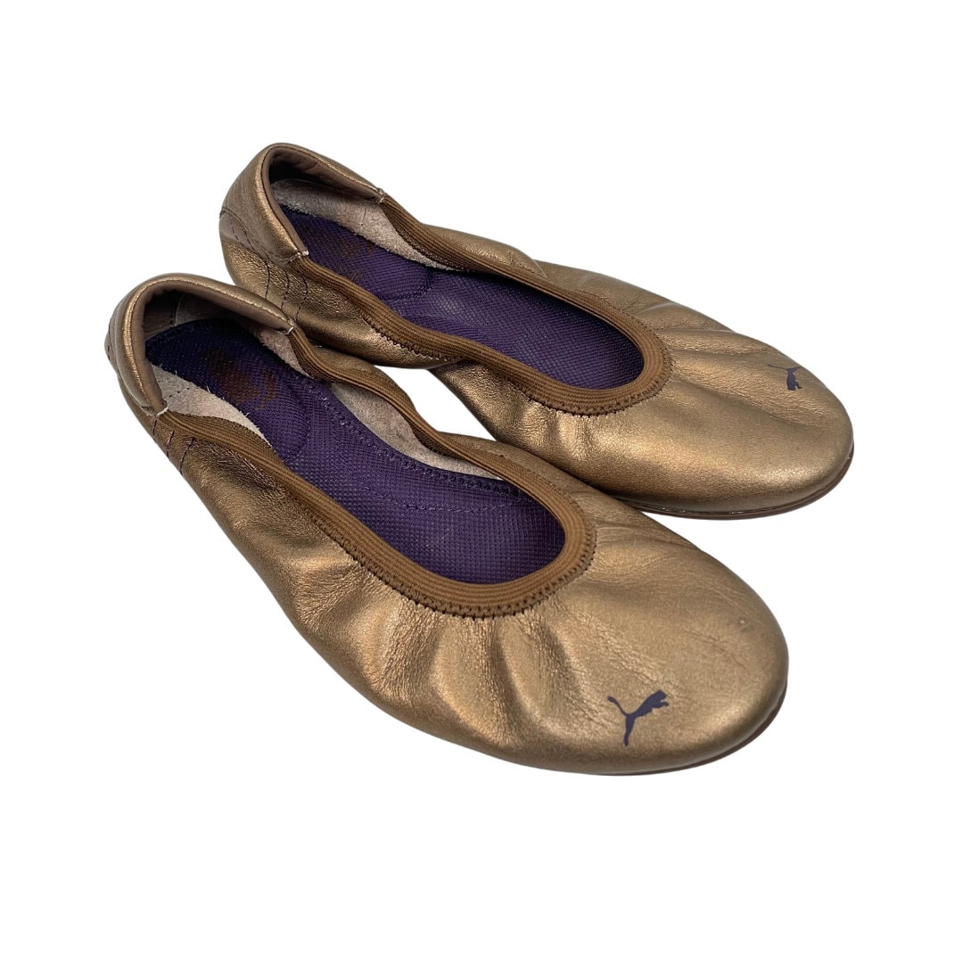 Puma women's karlie metallic ballet flat sales