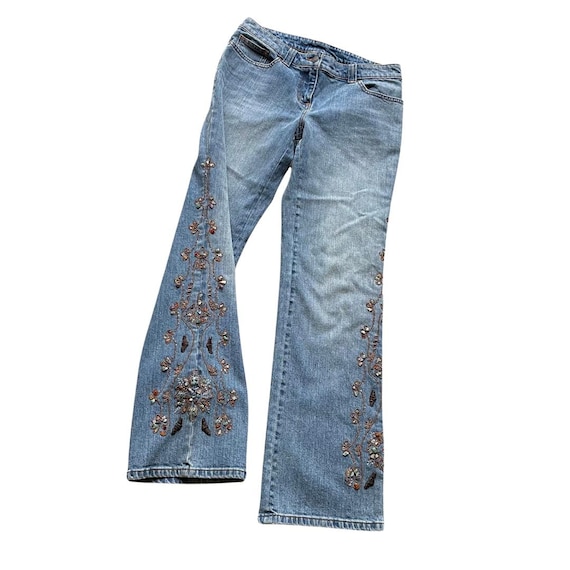 00s FERRE jeans Design flare pants 花柄 00s FERRE jeans Design flare pants 花柄 - メルカリ