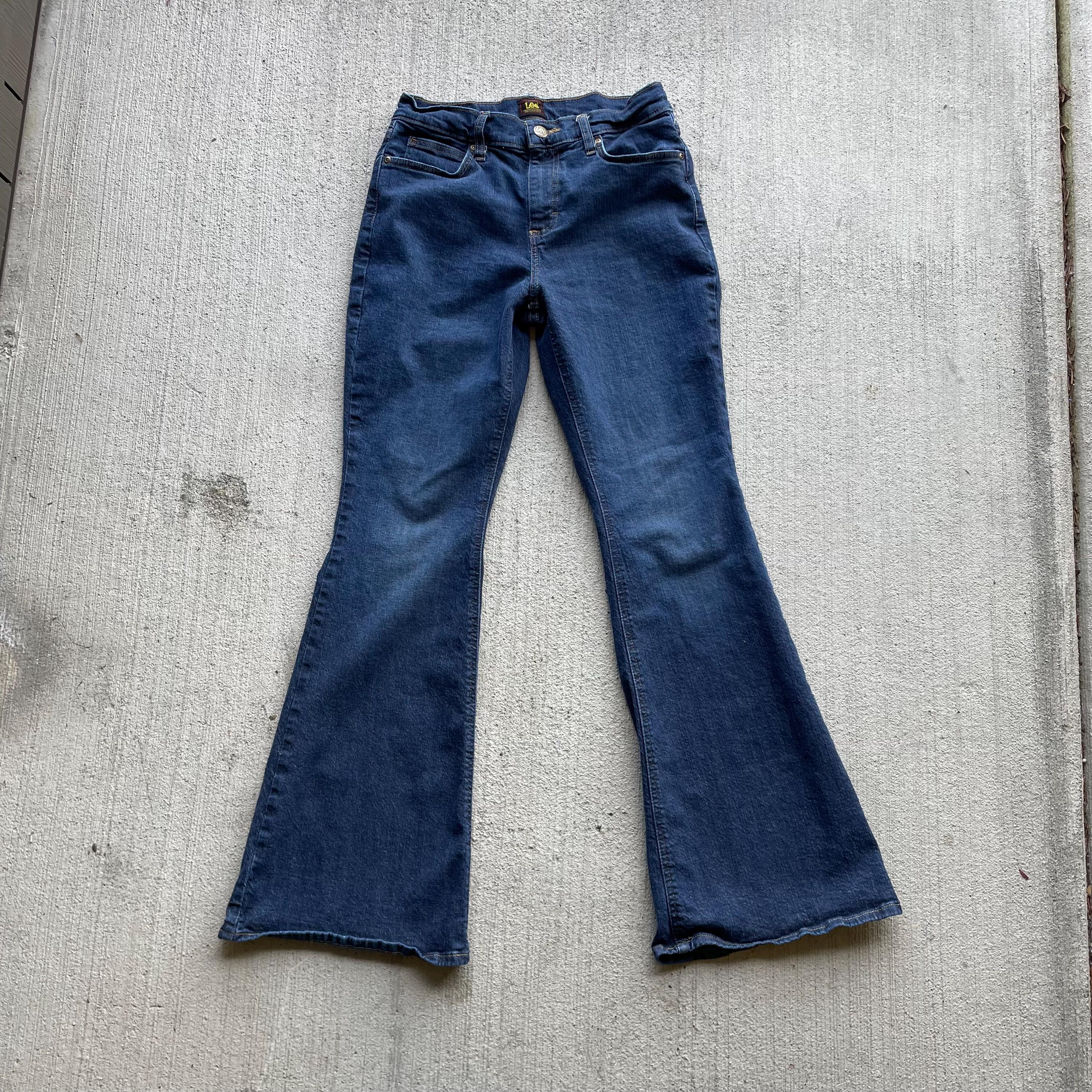 Vintage 70s Lee Flare Jeans - Etsy