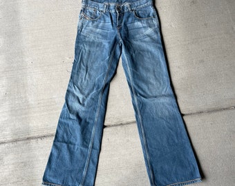Diesel Y2K Ultra Low Rise Loose Flare Jeans | 2004 Era Vintage