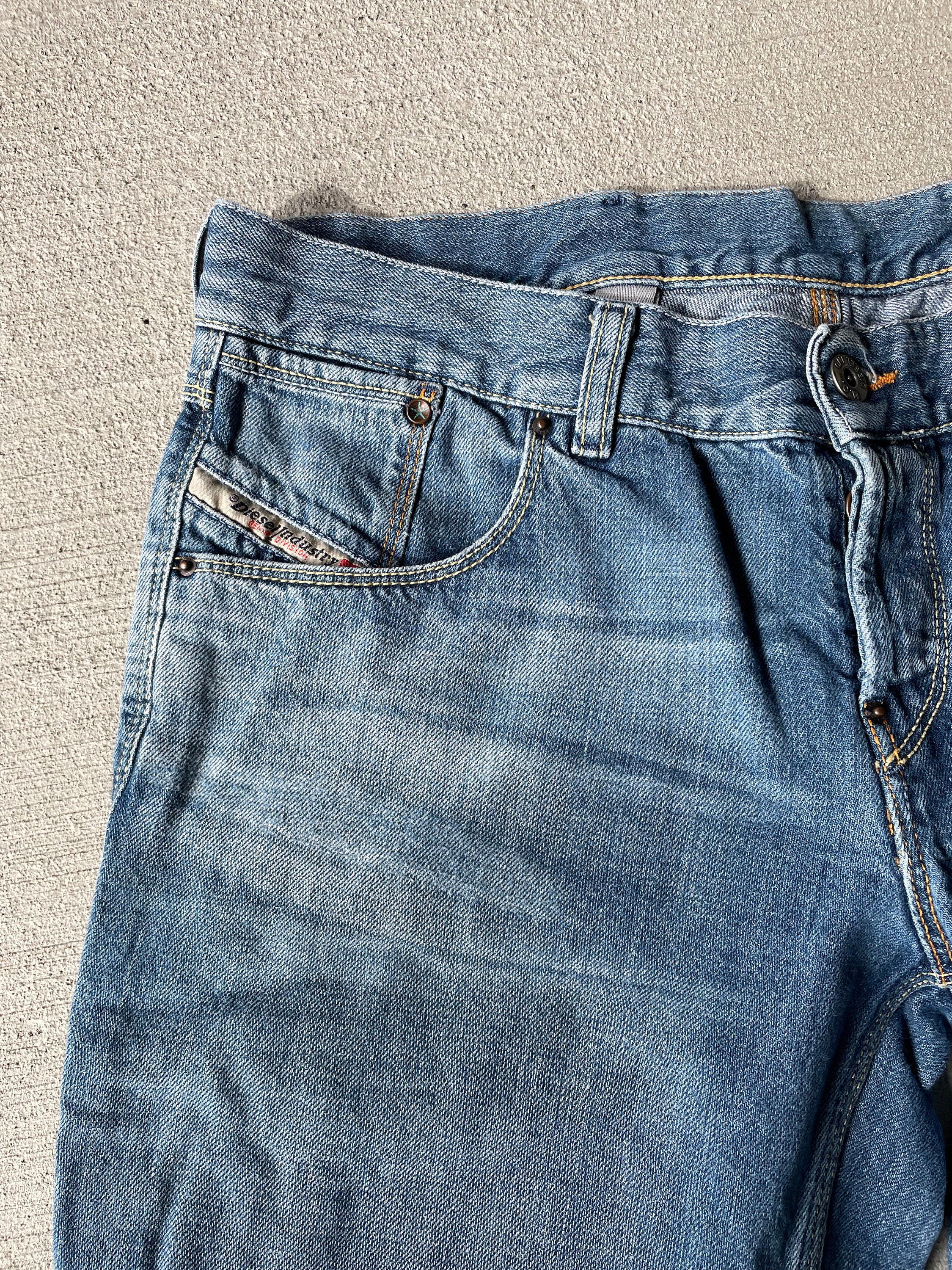 Diesel Y2K Ultra Low Rise Loose Flare Jeans | 2004 Era Vintage 
