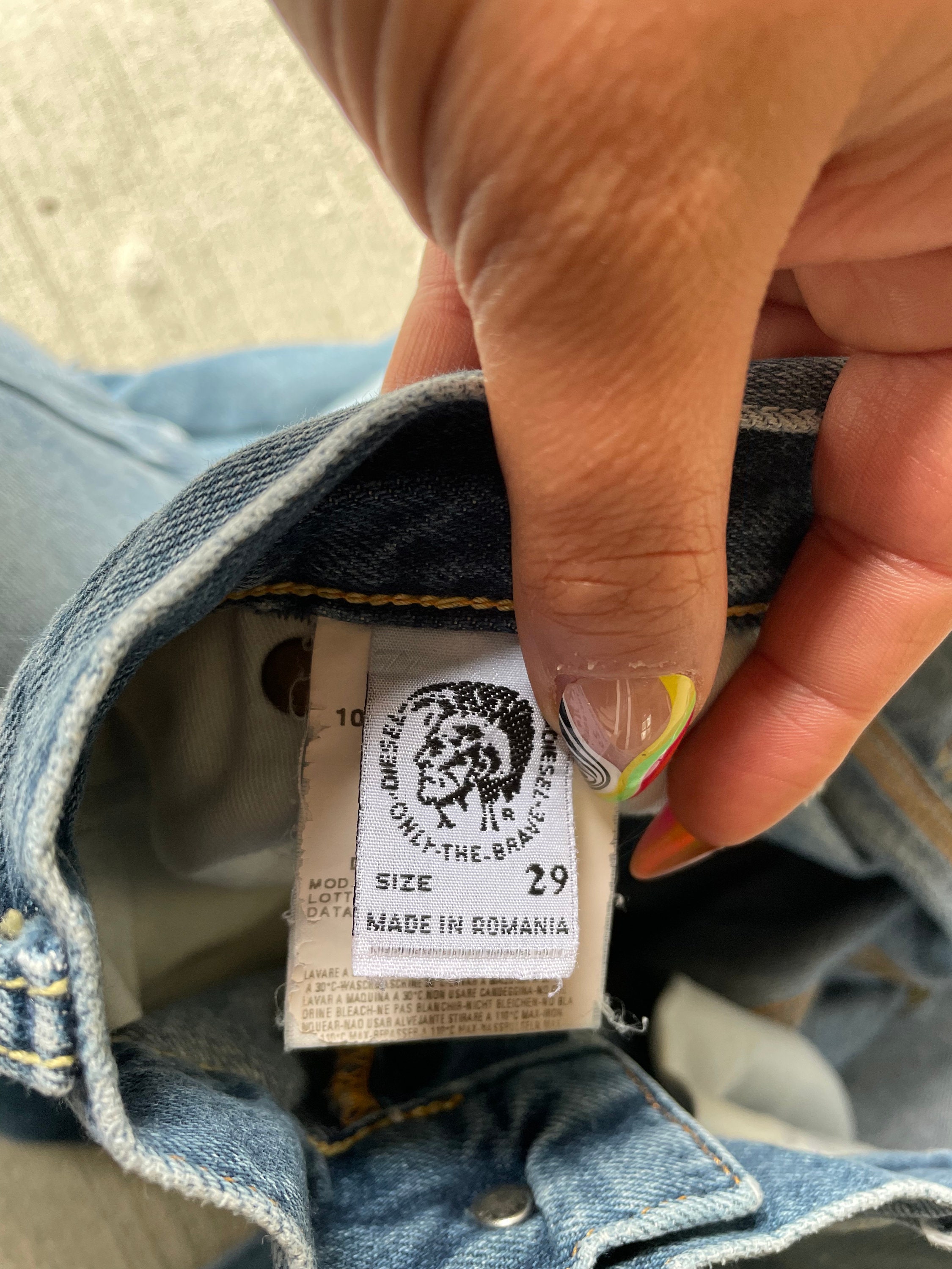 Diesel Y2K Ultra Low Rise Loose Flare Jeans | 2004 Era Vintage