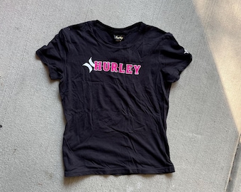 DEADSTOCK vintage y2k hurley fitted graphic tee new with tags