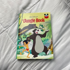 Vintage 90s Disney The Jungle Book Children&#39;s Book | Illustrated Disney Classics