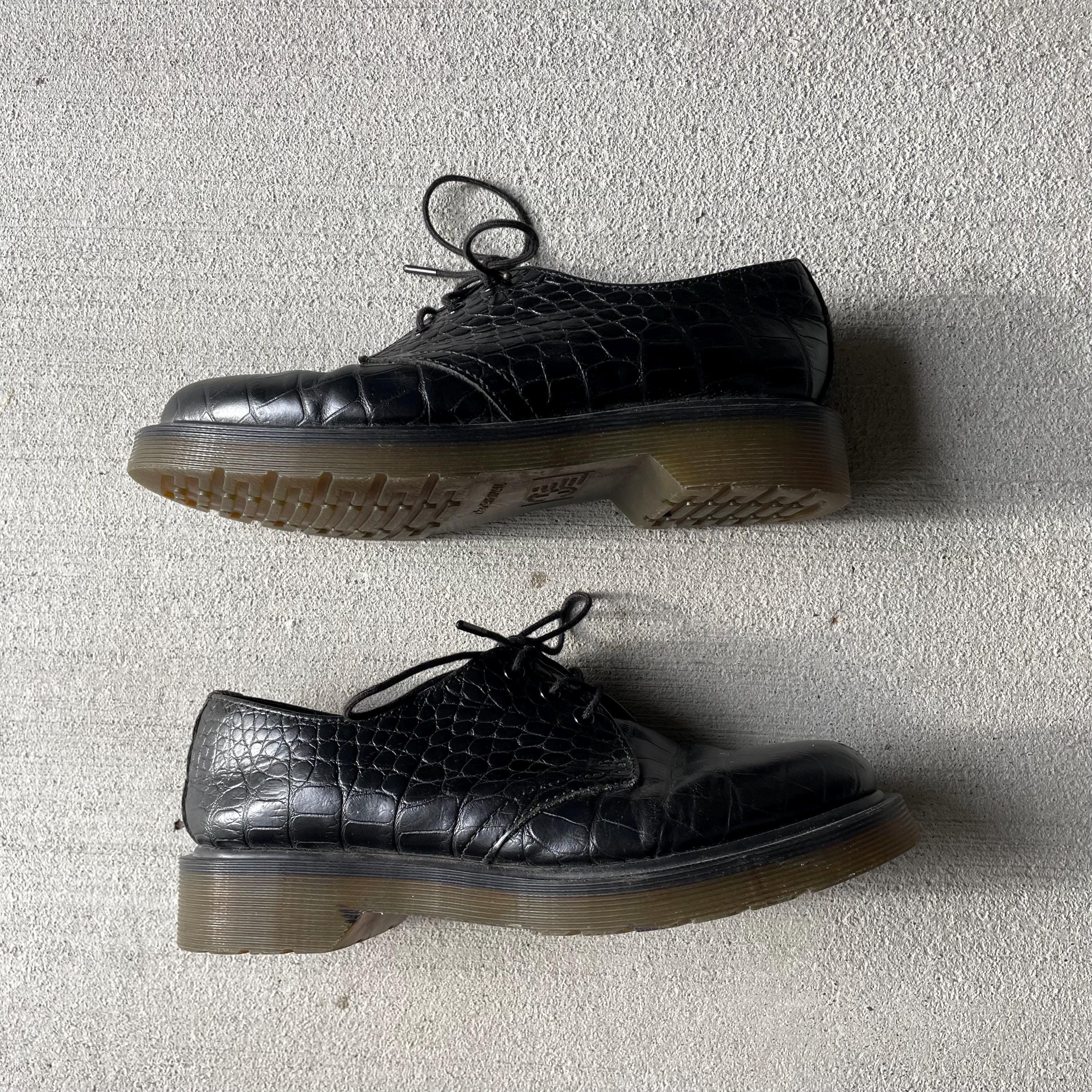 Doc Martens men’s US6 shoes, near new, vintage90s! Rare vintage 90s Dr. Martens black chunky platform... | Depop main image 4