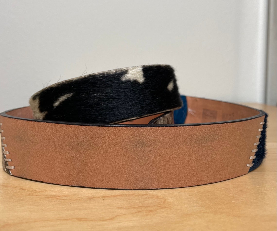 Vintage 90s Y2K Leather Belt Solid Brass Buckle Gap Belt Etsy