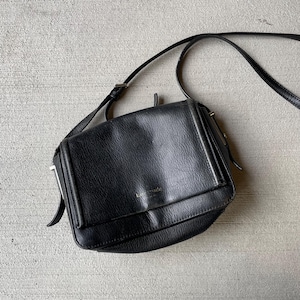 KATE SPADE black leather crossbody purse handbag
