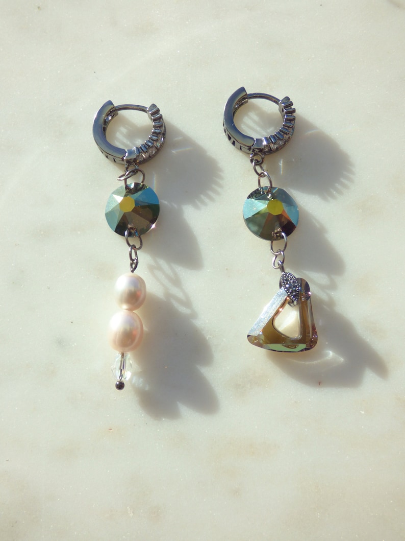 Asymmetric earrings