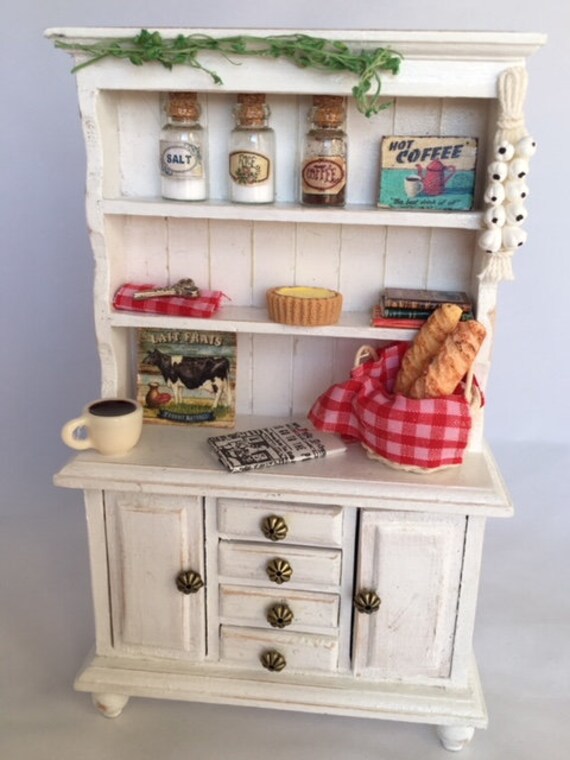 1 12 Dolls House Kitchen Dresser Etsy
