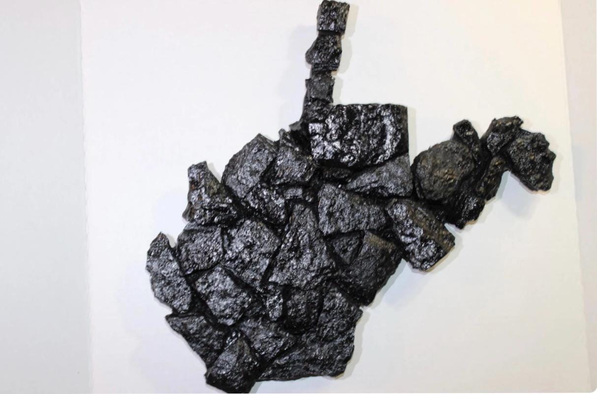 WV Coal Wall Art: 17” - Etsy