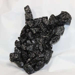 8&quot; WV real coal wall hanging art, plaque - with or without cedar heart, West Virginia