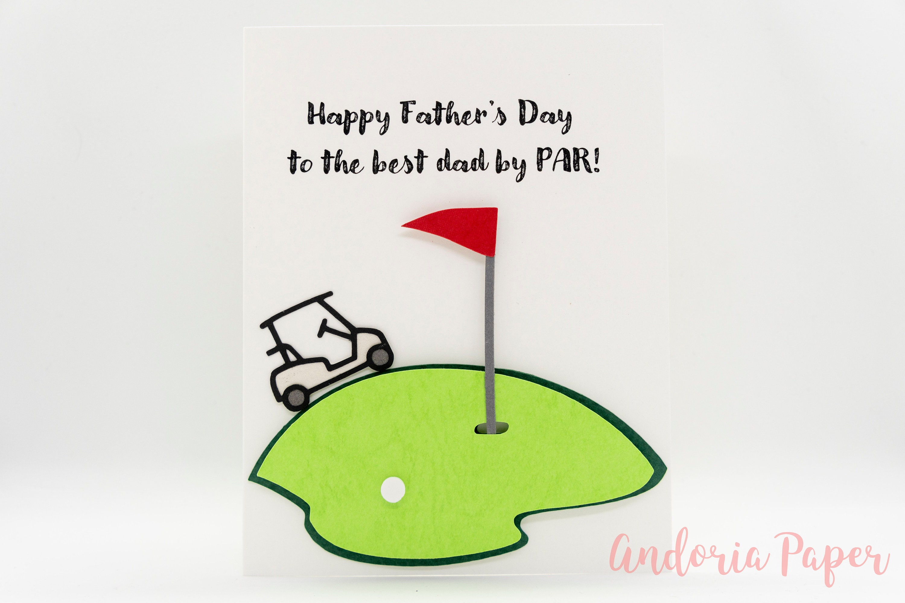 Funny Father's Day Card Golf Pun Greeting Card ubicaciondepersonas