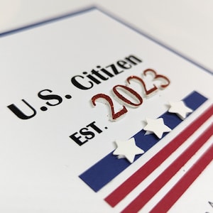 Amerikanische Staatsbürgerschaftskarte, US-Bürger Herzlichen Glückwunsch, Sie werden Amerika wieder großartig machen, Amerika, Herzlichen Glückwunsch zum Amerikaner, USA Bild 2
