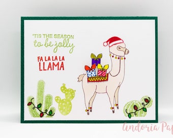 Fa La La Llama, Fa la la, Llama, Llama Christmas, Christmas Llama, Holiday Llama, Llama Lover, ‘Tis the Season, Punny Christmas