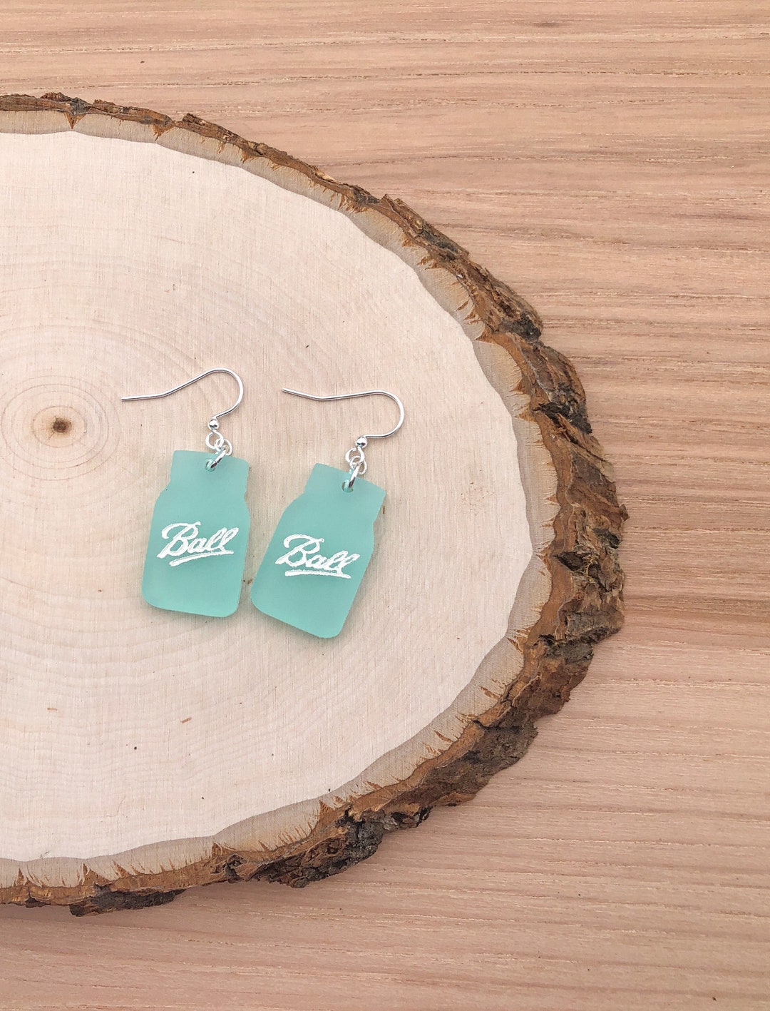 Mason Jar Earrings Etsy