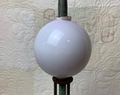 Antique Lavender Lightning Rod Ball Bulb Globe Insulator Weathervane