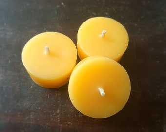 Beeswax Tealights (Containerless)