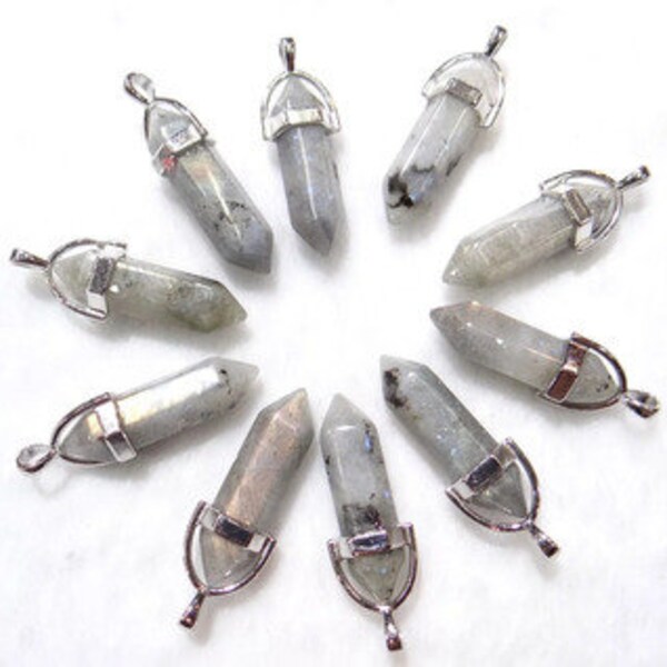 MYSTIC EYE DOUBLE SIDED PENDANT BL LABRADORITE main image 1