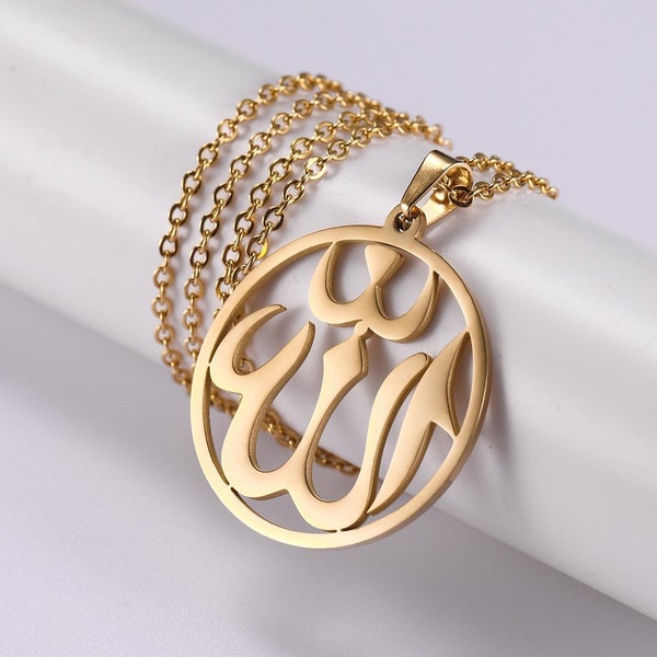 Collier Allah en acier inoxydable