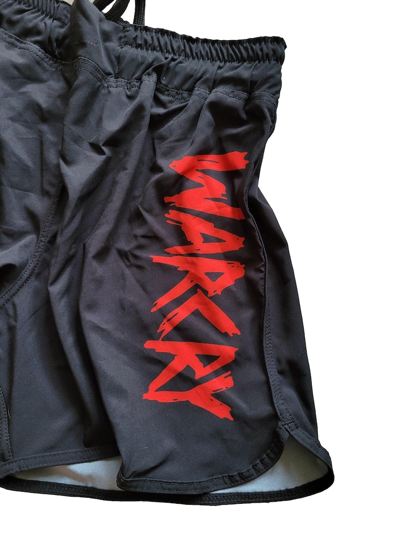 WARCRY Short MMA Arts martiaux mixtes Kickboxing Muay Thai Bindrune Viking Rune Shorts Cadeaux pour lui Cadeaux pour elle No gi BJJ jiu jitsu short image 4