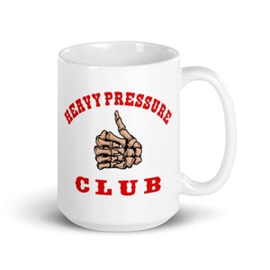 BJJ Mug Heavy Pressure Club Brazilian Jiujitsu gift Jiu jitsu art Martial arts