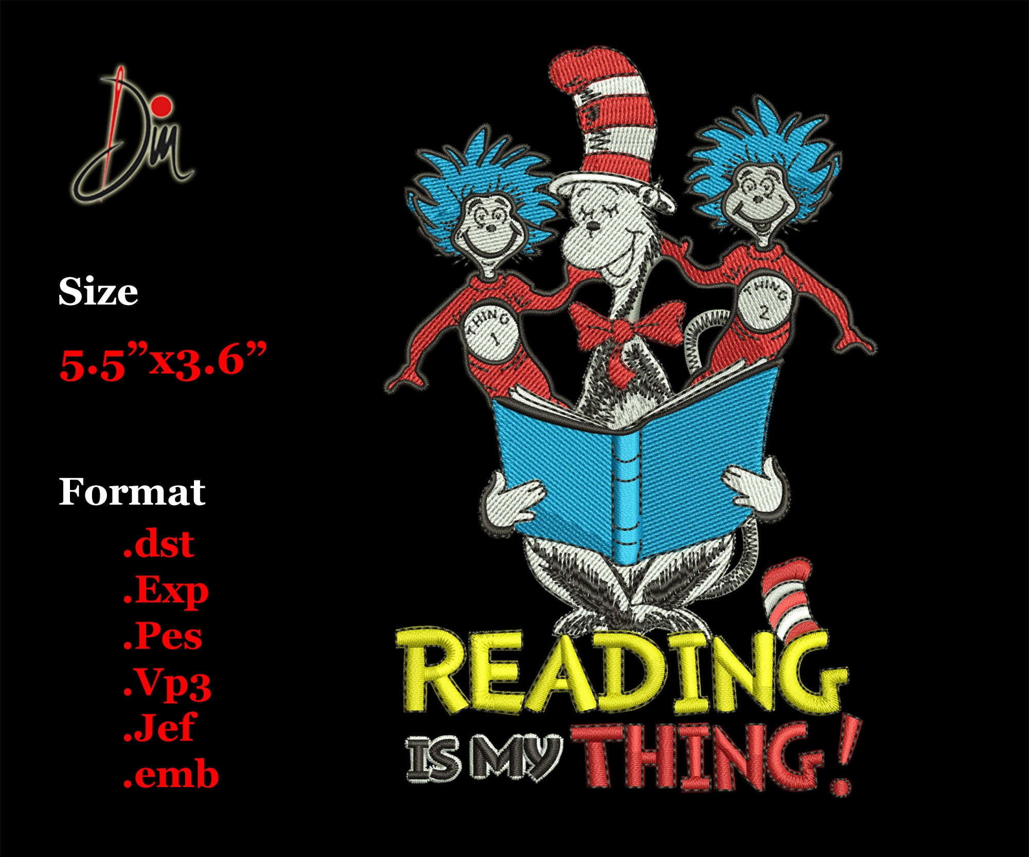 The cat in the hat thing 1 and thing 2