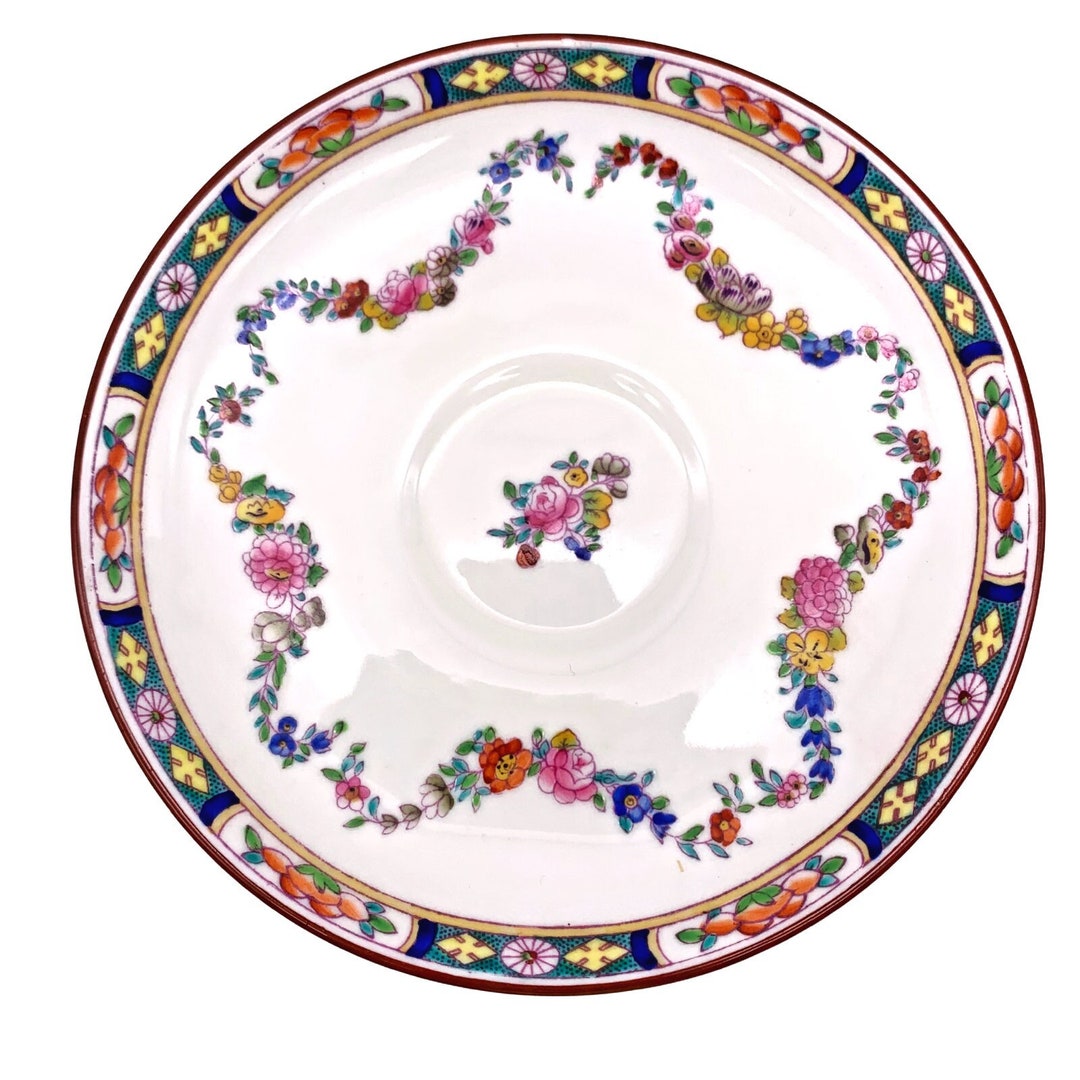 Vintage Mintons China England Set of 5 Minton Rose Saucers Etsy