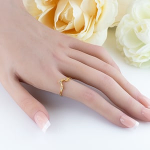 gold constellation ring gift for birthday