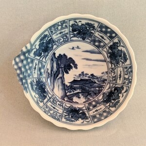 Japanese Delftware Bowls - Blue and White Porcelain Bowls