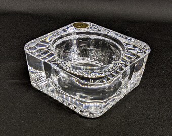 French Crystal Trinket Dish -  Cristal D'Arques Jewelry Tray
