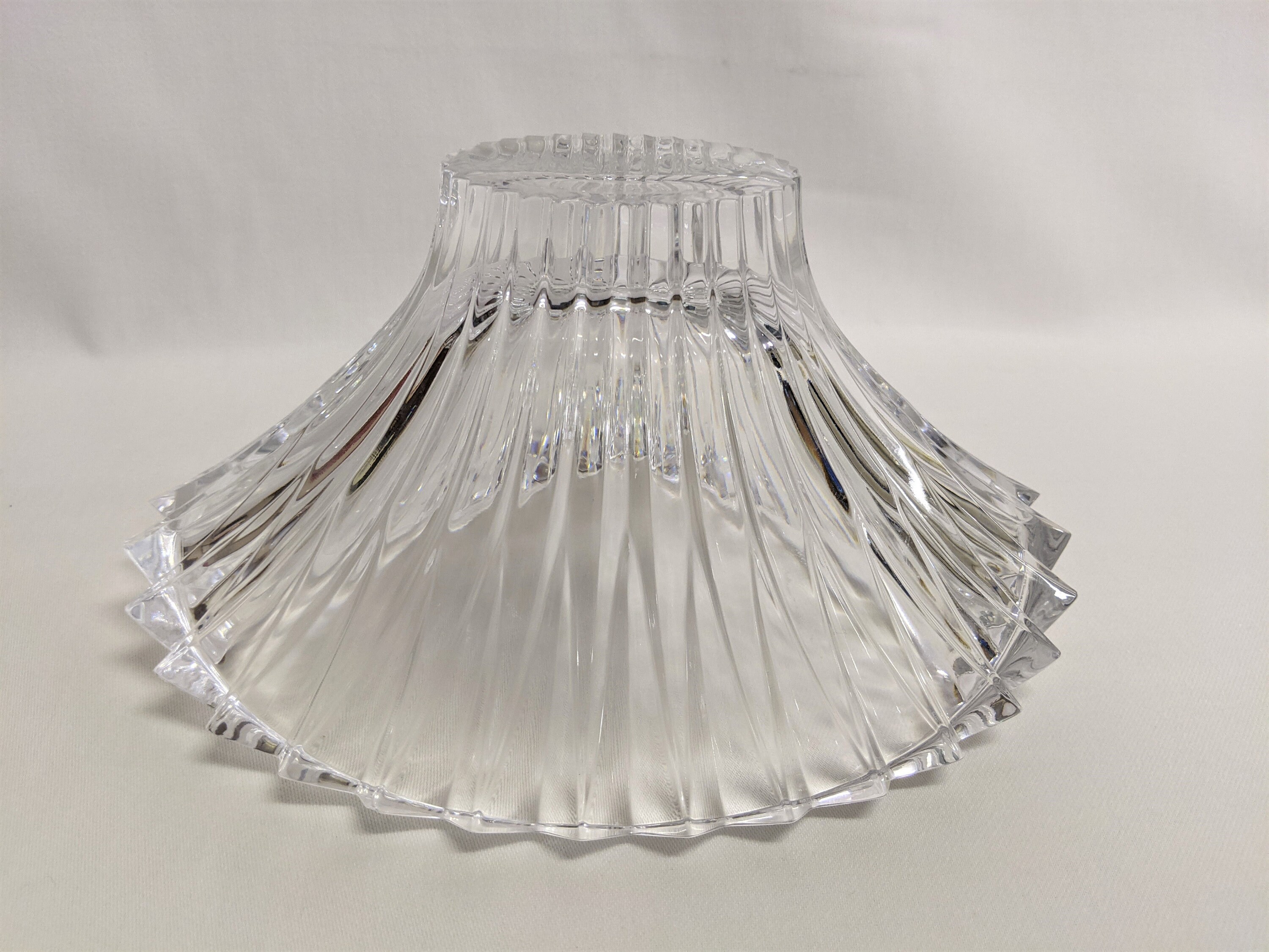 Mikasa Crystal Centerpiece Bowl Crystal Serving Dish Made in Etsy