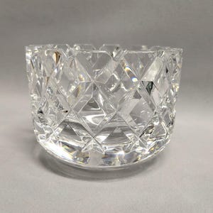 Orrefors Sofiero Diamond Cut Bowl - Made in Sweden