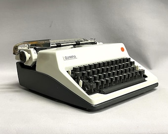1970 Olympia Typewriter - Vintage SM8 Portable Typewriter