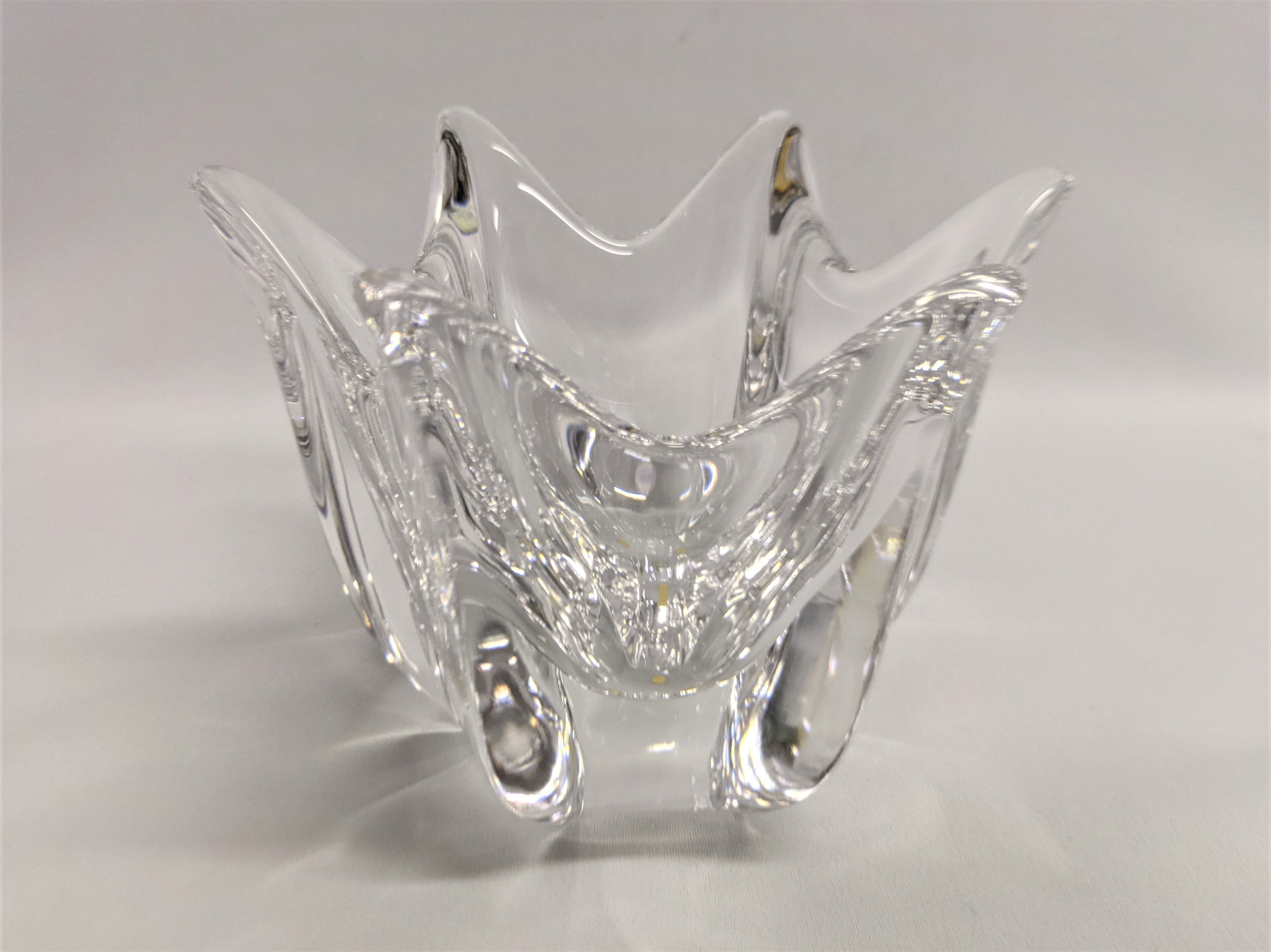 Orrefors Large Crystal Belle Tulip Bowl - Swedish Art Glass Vase