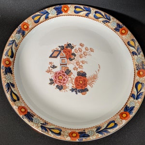 English Wincanton Large Serving Plate -  Wood & Sons Imari Styled Platter