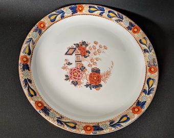 English Wincanton Large Serving Plate -  Wood & Sons Imari Styled Platter