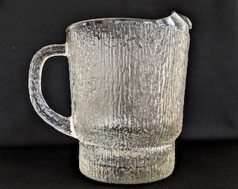 Frosted Water Pitcher - Mid Century Barware